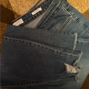 Sofia by Sofia Vergara Blue Ankle Jeans